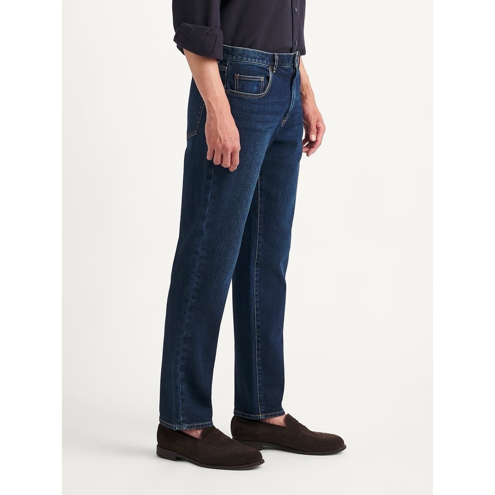 Proper Cloth Mens Straight Fit Jeans Blue Size‎ 33W x 27L Preppy AC1174284-CP1